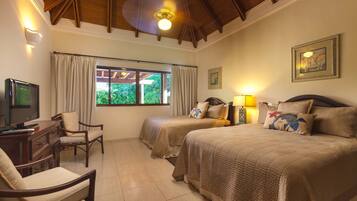Villa, 1 King Bed, Non Smoking | Free WiFi, bed sheets