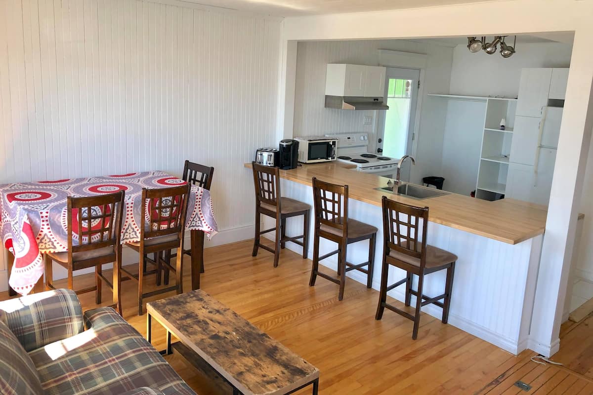 Superior Apartment | Private kitchen | Full-size fridge
