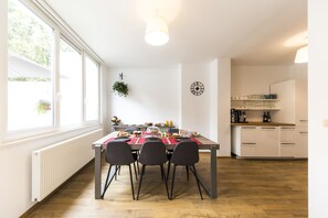 Fridge, microwave, coffee/tea maker