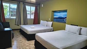 Deluxe Double Room with Two Double Beds | Premium bedding, down comforters, pillowtop beds, minibar