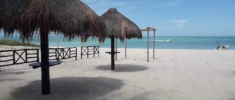 Plage, sable blanc