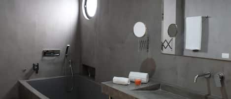Free toiletries, hair dryer, bidet, towels