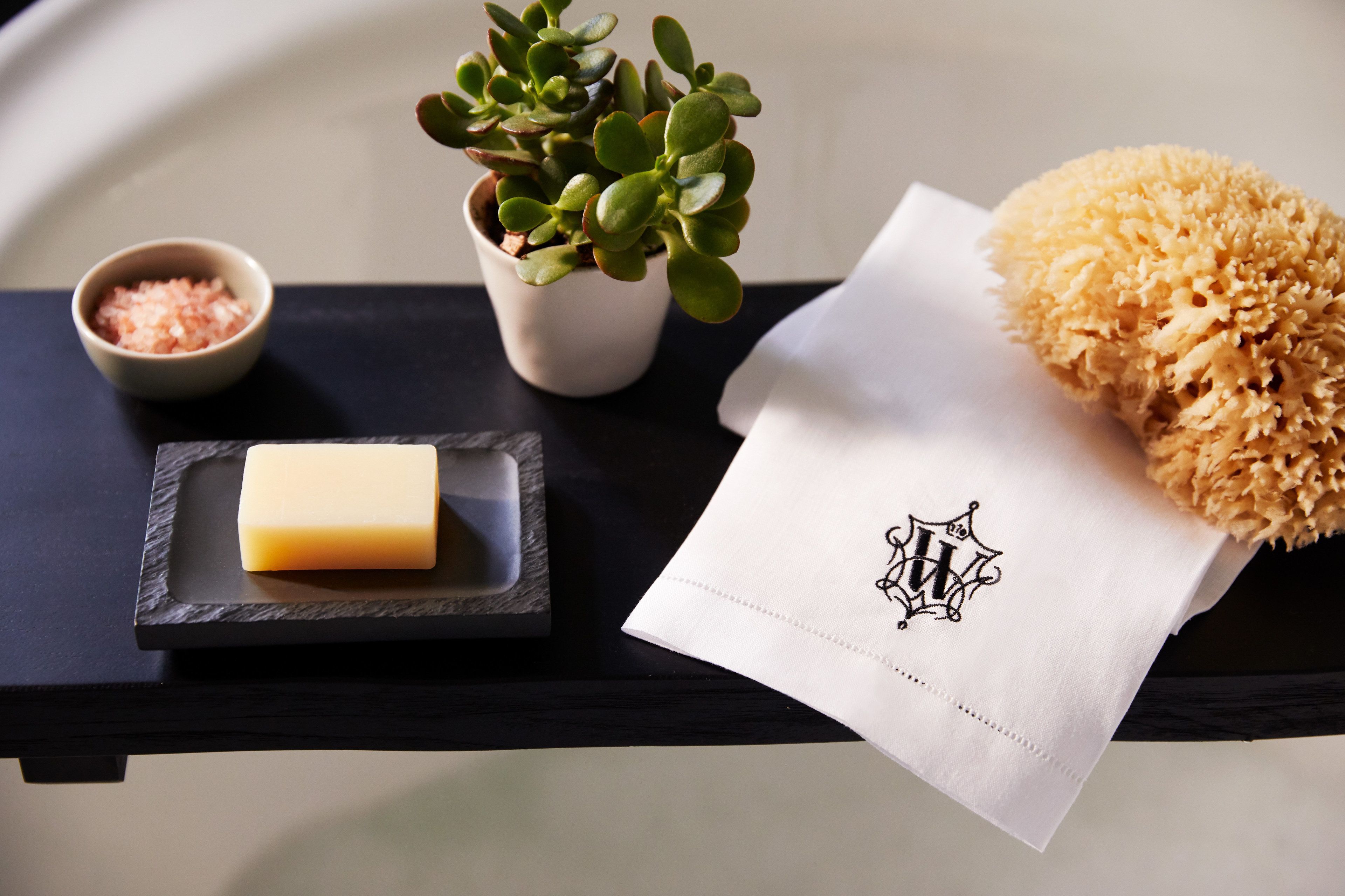 studio (melville studio suite) | bathroom | hair dryer, bathrobes, slippers, towels