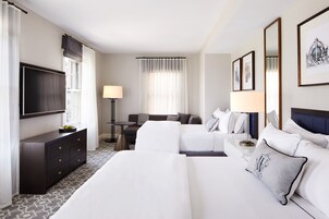 Classic Double Queen | Premium bedding, minibar, in-room safe, iron/ironing board