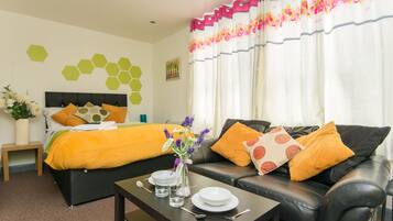 Estudio Deluxe, varias camas | Tabla de planchar con plancha y wifi gratis