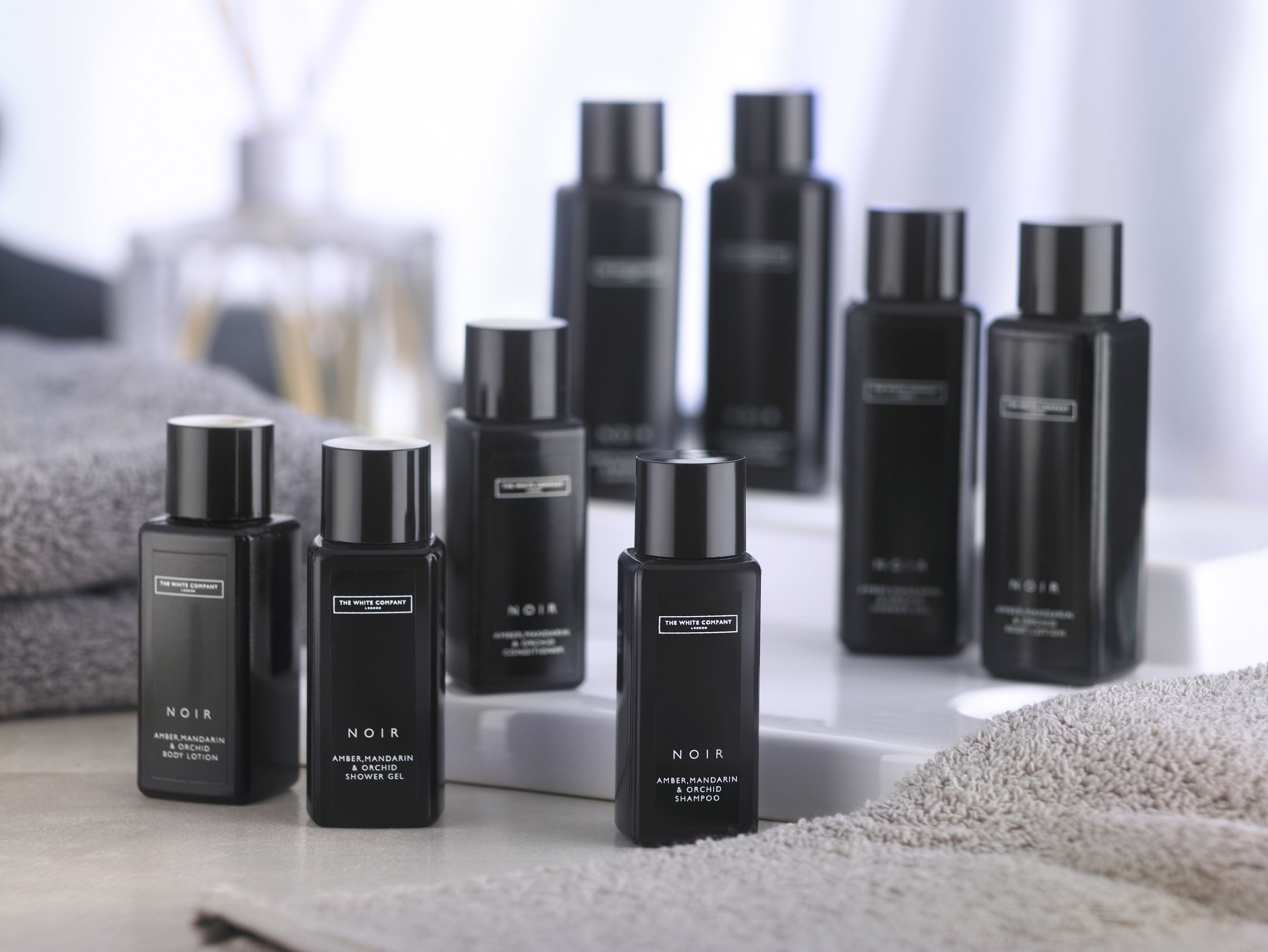 rainfall showerhead, eco-friendly toiletries, hair dryer, bathrobes