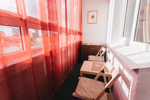 Luksushuoneisto, 1 makuuhuone, keittiö | Parveke