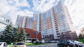 Blick von der Unterkunft