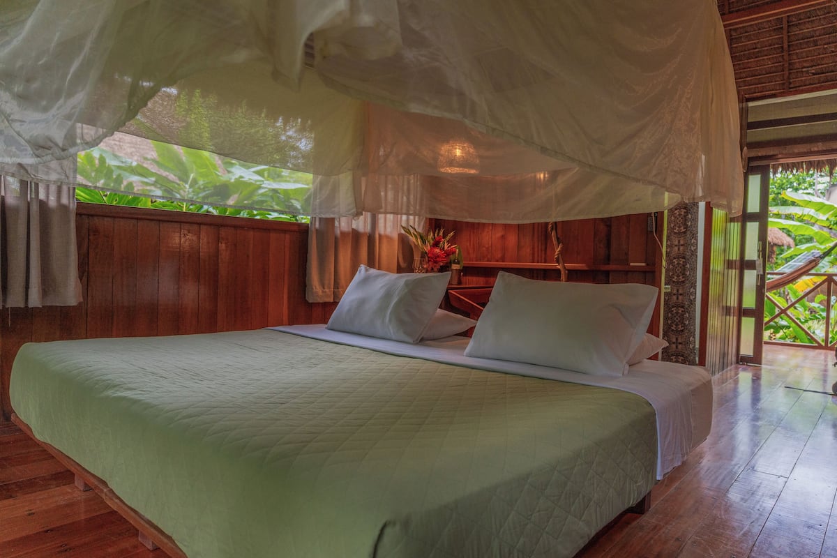 Deluxe-Ferienhütte, 1 Schlafzimmer, eigenes Bad