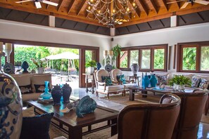 Villa, 1 King Bed, Non Smoking | Living area | LCD TV, DVD player - Villa Marmol by Casa de Campo Resort & Villas (La Romana)