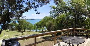 Outdoor dining - The Cabin on Canyon Lake! (Canyon Lake)