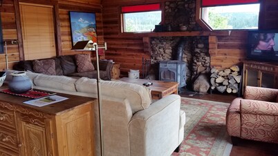 Stunning Ranch Headquarters Log Home
