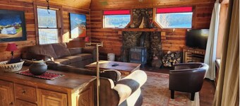 Stunning Ranch Headquarters Log Home