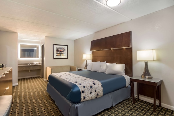 Room, 1 King Bed, Accessible, Non Smoking | Desk, iron/ironing board, WiFi (free), individually decorated