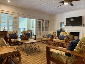 Smart TV, ping pong, books