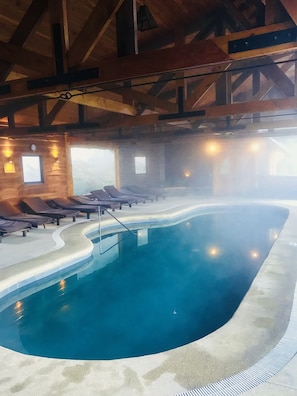 Indoor pool, outdoor pool