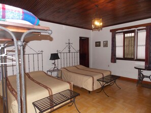 Double Room, 2 Queen Beds, Accessible, Non Smoking | Desk, free WiFi, bed sheets