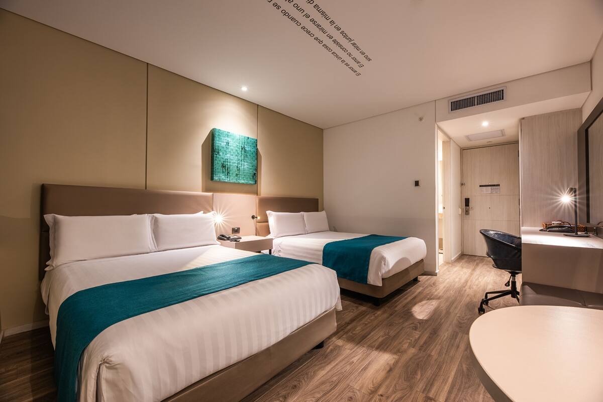 standard room, 2 single beds | premium bedding, in-room safe, desk, blackout curtains