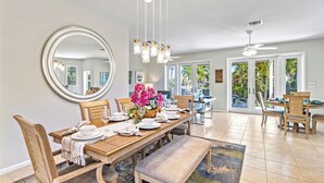 Dining - The Sun Dial | Waterfront Home on Siesta Key w/ Private Pool & Large Backyard, Close to Beach! (Siesta Key)