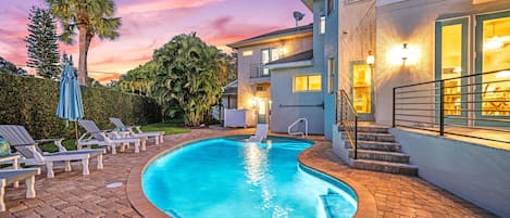 Una piscina climatizada