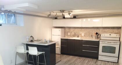 Bright, All New Semi Basement Apartment