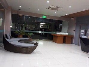 Sala de estar en el lobby