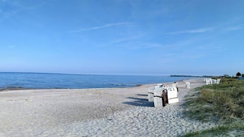 Vlak bij het strand