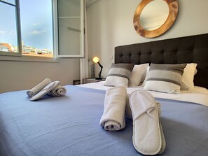 2 Schlafzimmer, Zimmersafe, Bügeleisen/Bügelbrett