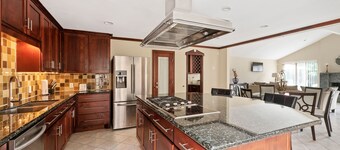 Private swimming pool and great house