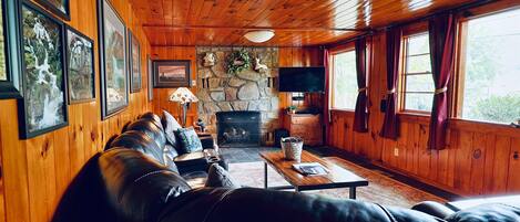 Smart TV, lareira, videogames, Netflix