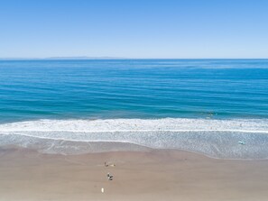 Aan het strand