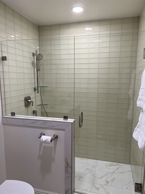 Shower, hair dryer, bathrobes, towels - Best Location for Shenandoah Valley & Historic Towns (Plymouth)