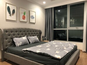 1 室のベッドルーム、アイロン / アイロン台、WiFi、ベッドシーツ
