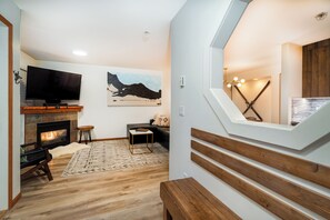 Smart TV, fireplace, video games, Netflix