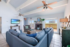 TV - BEACH ACCESS! Lost Colony Villas Beach home with multiple relaxing outdoor deck (Port Aransas)