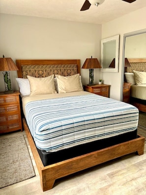 1 bedroom, iron/ironing board, travel crib, WiFi