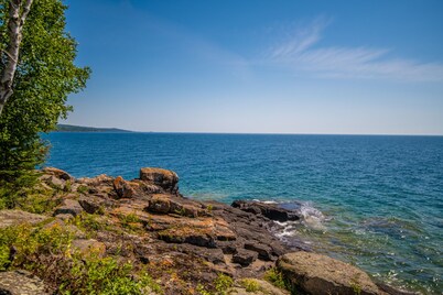 One bedroom condo with panoramic views of Lake Superior.