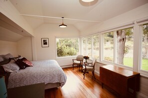 Superior Double or Twin Room, Kitchenette, River View | Living area - The Signal Box (Whanganui)