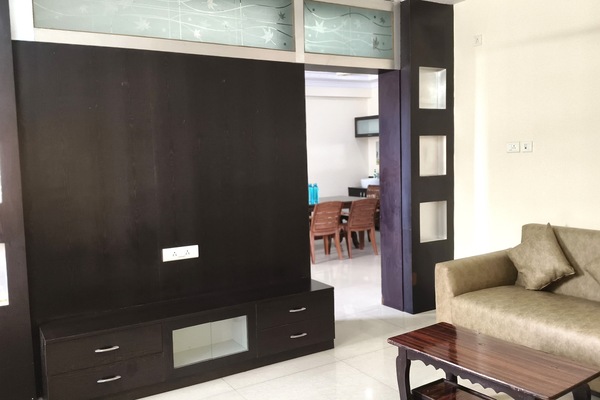 Family Apartment, 3 Bedrooms, City View | Living area | 42-inch LED TV with satellite channels, TV