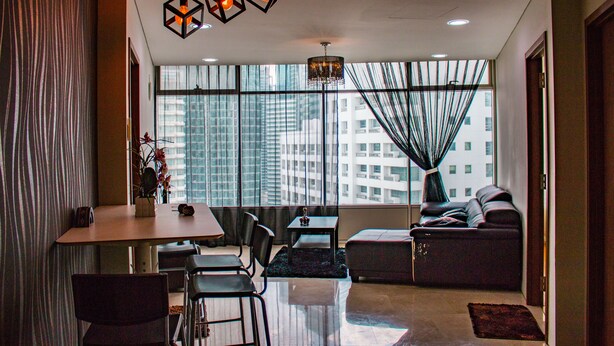 Living room - Vortex at KLCC by VS (Kuala Lumpur)
