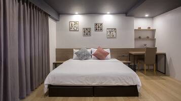 Basic Double Room | Free minibar, in-room safe, blackout drapes, free WiFi