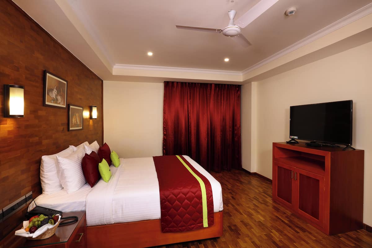 1 habitación y ropa de cama de alta calidad