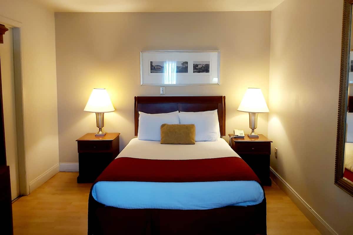 Chambre Ă©conomique, 1 lit double | DĂ©cor unique, ameublement unique, rideaux dâobscurcissement