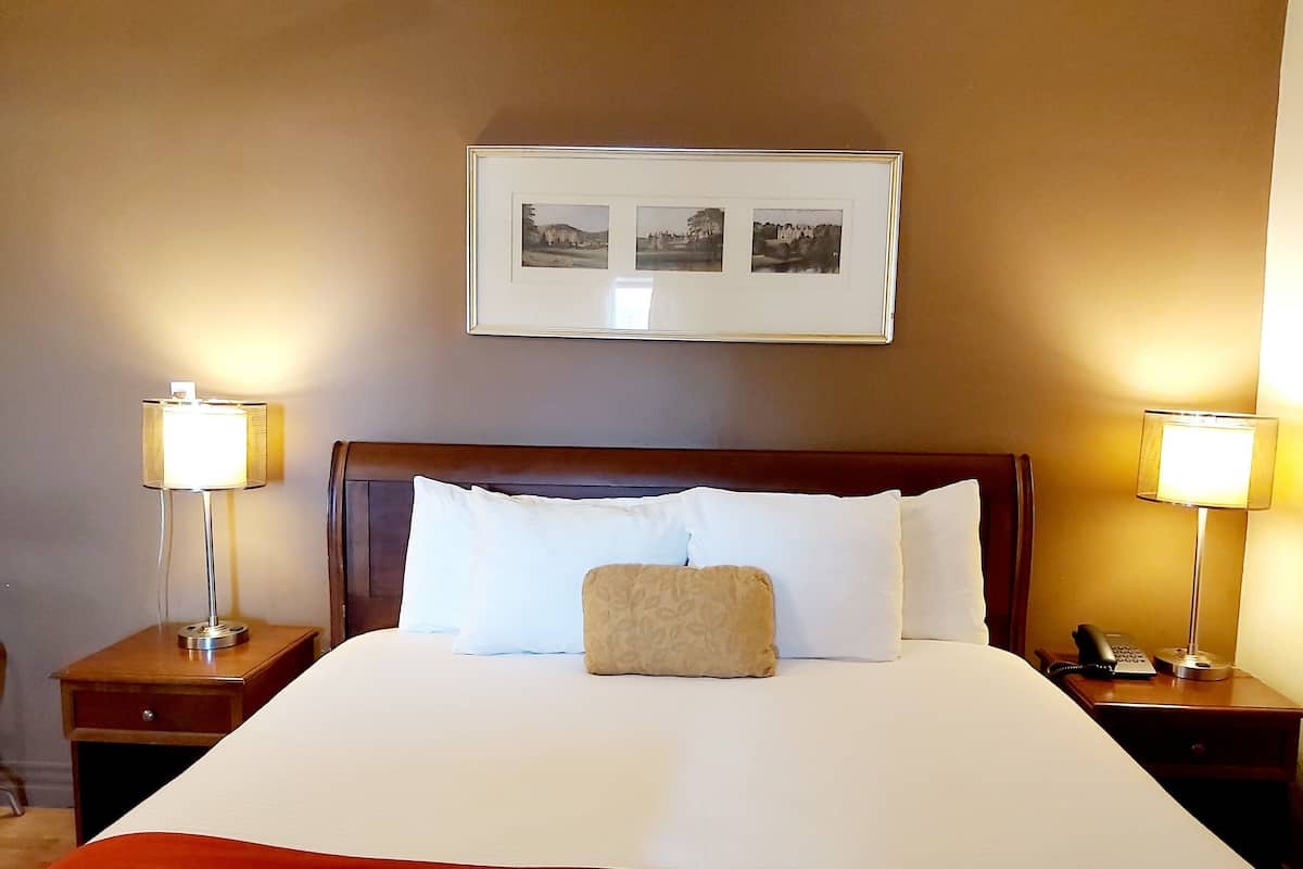 Chambre Standard, 1 trĂšs grand lit | DĂ©cor unique, ameublement unique, rideaux dâobscurcissement