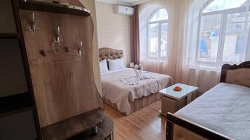 Premium bedding, memory foam beds, soundproofing, iron/ironing board