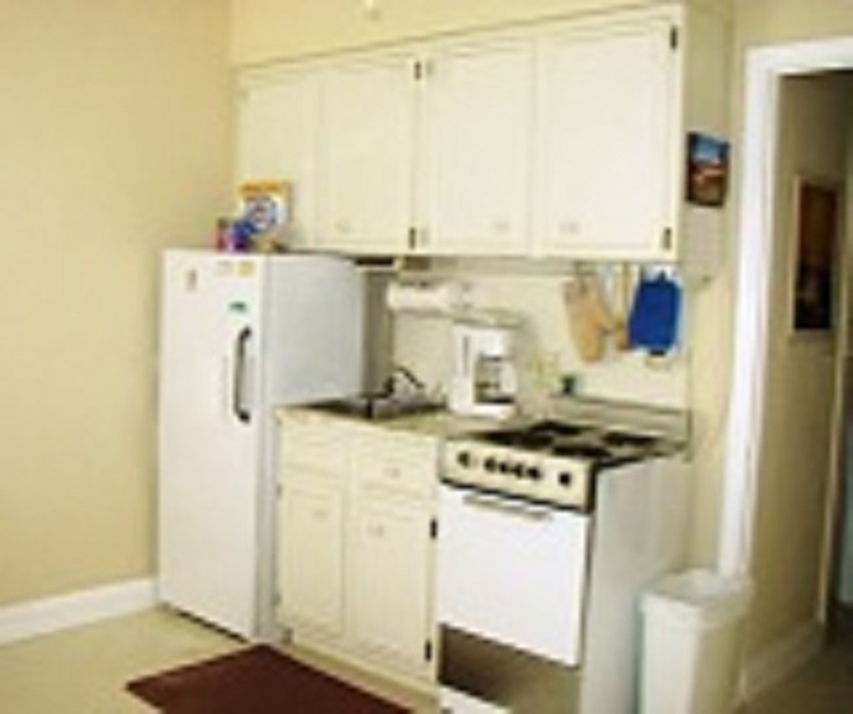 fridge, dining tables