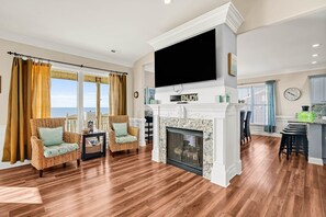 Interior - Oceanfront Serenity Sands in Oak Island, NC, boasts 8 bedrooms for 20 guests. (Oak Island)