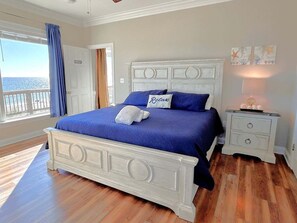 8 bedrooms, iron/ironing board, free WiFi, bed sheets - Oceanfront Serenity Sands in Oak Island, NC, boasts 8 bedrooms for 20 guests. (Oak Island)