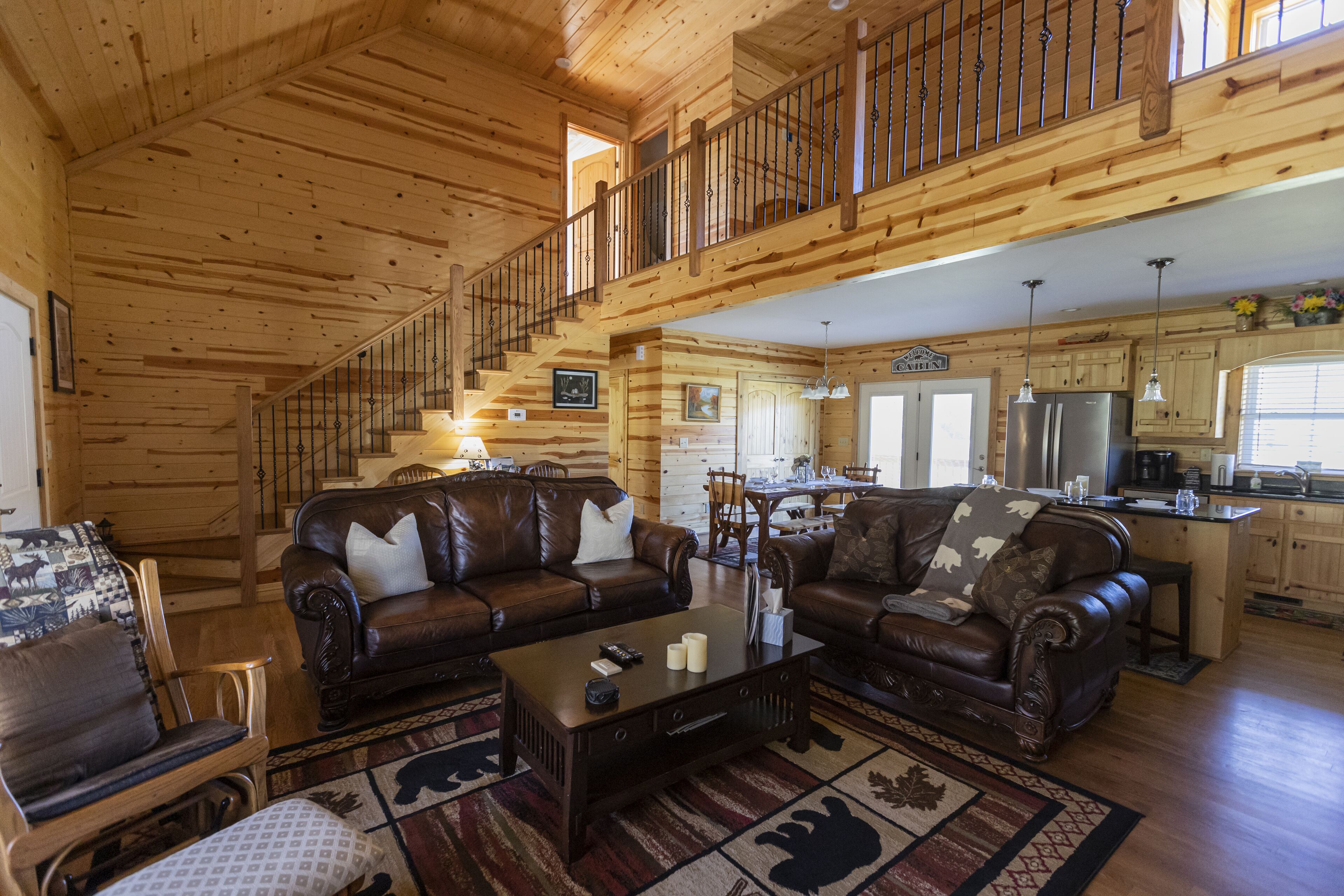 TV, fireplace, DVD player, books