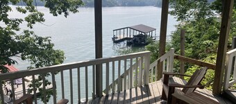 Lakefront Retreat w/ Private Dock, Game Room & Sunset Views - Sleeps 16